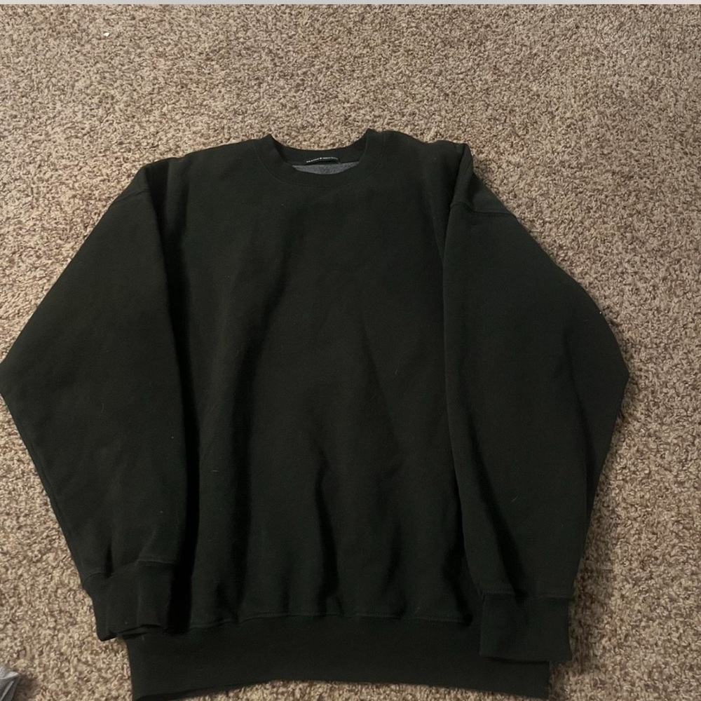 Brandy crew neck in dark green